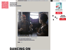 Tablet Screenshot of dancingontheedge.nl
